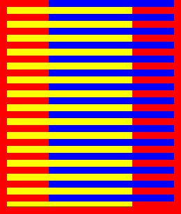 Оптическая иллюзия цвета красный 