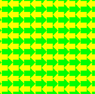 Оптическая иллюзия доминирующего цвета 