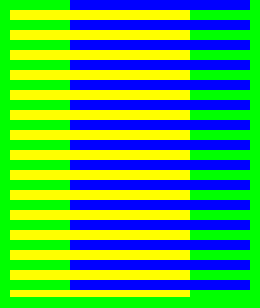 Оптическая иллюзия цвета зеленый 