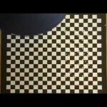 Видео: деформированная шахматная доска